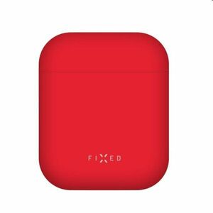FIXED Silky Szilikon tok for Apple AirPods 1/2, piros kép