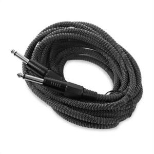 FrontStage 6, 35mm-es Jack kábel, 6m, mono, Textil fekete-fehér kép