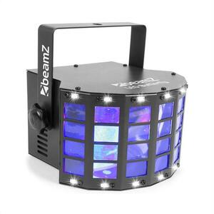 Beamz LED Butterfly 3x3W RGB + 14xSMD Strobe, zenével vezérelt- és automata üzemmód kép