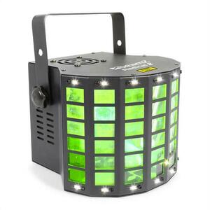 Beamz Radical 2 3 az 1-ben fényeffekt, 4x 3W RGBW LED, piros/zöld lézer, 4 DMX csatorna kép