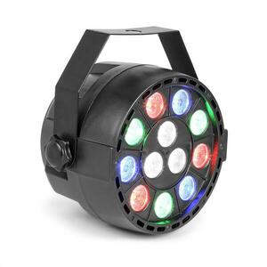 Beamz Party, UV Par reflektor, 15 W, 12 x UV LED, DMX és önálló üzemmód, LED kijelző, fekete kép