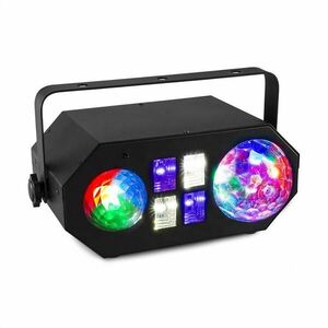 Beamz LEDWAVE LED, jellyball, 6 x 3 W RGB, waterwave 1 x 4 W RGBW, UV/stroboszkóp 4 x 3 W, fekete kép