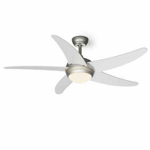 Klarstein Bolero 2 az 1-ben Smart, mennyezeti ventilátor, Ø 132 cm, fény 55 W, távirányító, vezérlés applikáción keresztül, 2 menetirány kép