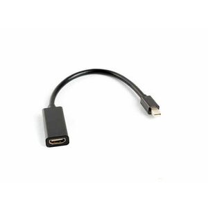 Lanberg mini Displayport apa - HDMI anya fekete adapter, 20cm kép