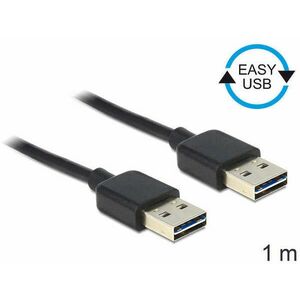 Delock EASY-USB 2.0-A apa > apa kábel, 1 m kép