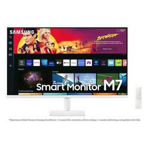Samsung 32" M7 Smart Monitor TV - Fehér (LS32BM701UUXEN) kép