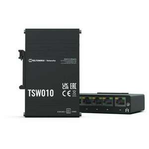 Teltonika TSW010 Din Rail Switch kép