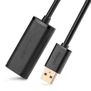 Ugreen US121 adatkábel, hosszabbító, USB / USB, 5m, Fekete kép