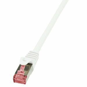 LogiLink Patch kábel PrimeLine, Cat.6, S/FTP, fehér, 1 m kép