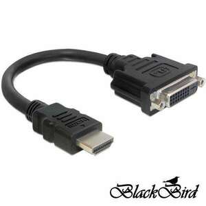 BlackBird HDMI-A apa -> DVI 24+5 anya átalakító kábel 20cm kép