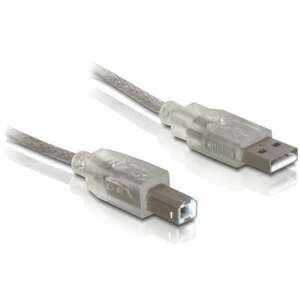 Delock USB 2.0 A-B apa/apa 0, 5 m-es kábel Ferritgyűrűvel kép
