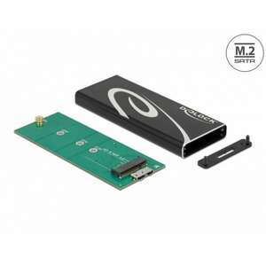 Delock Külső ház SuperSpeed USB B-kulcs M.2 SATA SSD-hez (42007) kép