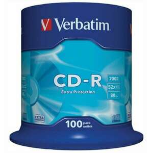 Verbatim DataLife CD-R 700MB 80min 52x henger 100db 43411 kép