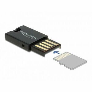 Delock 91603 Micro SD memóriakártyákhoz USB 2.0 kártyaolvasó kép