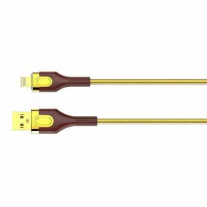 LDNIO LS681, USB - Lightning, 1m, 30W Cable (Gold) kép