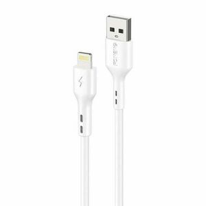 Foneng X36 USB to Lightning Cable, 2.4A, 2m (White) kép