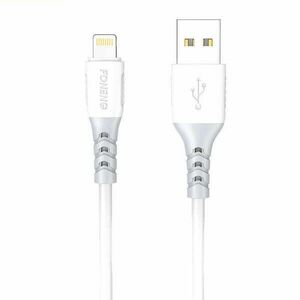 USB to Lightning Cable Foneng X66, 20W, 3A, 1m (white) kép