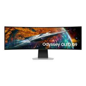 Samsung Curved OLED-Monitor Odyssey G9 S49CG954SU - 124 cm (49") - 5120 x 1440 UWQHD (LS49CG954SUXEN) kép