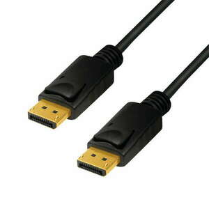 Logilink DisplayPort kábel, DP/M-DP/M, 8K/60 Hz, fekete, 1 m kép