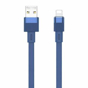 Cable USB-lightning Remax Flushing, RC-C001, 1m, (blue) kép