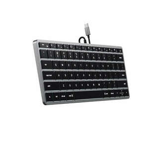 Satechi Slim W1 USB-C BACKLIT Wired Keyboard - US - Space Grey kép