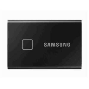 Samsung 2TB USB3.2/USB Type-C T7 Touch Black MU-PC2T0K/WW kép