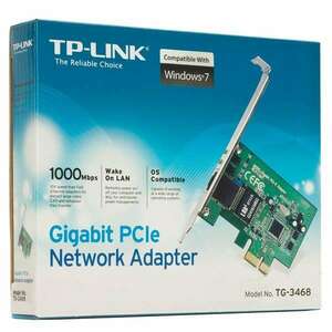 TP-Link TG-3468 10/100/1000 PCIE Hálózati Kártya TG-3468 kép