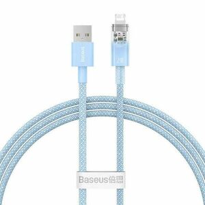 Fast Charging Cable Baseus Explorer USB to Lightning 2.4A 1M (blue) kép