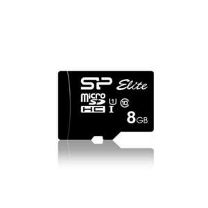 Silicon Power MicroSD kártya - 8GB microSDHC Elite UHS-1 U1 + adapter kép