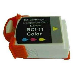 Canon BCI-11 színes utángyártott tintapatron kép