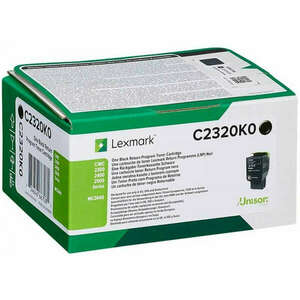 Lexmark C2320K0 Bk toner 1k /o/ kép