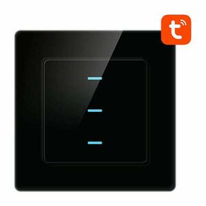 Smart Light Switch WiFi Avatto N-TS10-B3 3 Way TUYA (black) kép