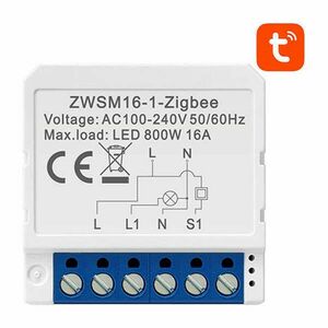 Smart Switch Module ZigBee Avatto ZWSM16-W1 TUYA kép