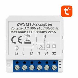 Smart Switch Module ZigBee Avatto ZWSM16-W2 TUYA kép