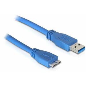 Delock kábel USB 3.0 Type A apa > USB 3.0 Type micro B apa 5 m kép