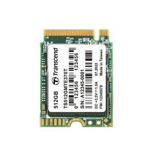 Transcend MTE370T M.2 512 GB PCI Express 3.0 3D NAND NVMe Belső SSD kép