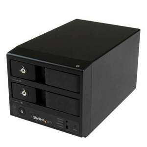 Startech S352BU33RER 2x 3.5" USB 3.0 Külső HDD ház Fekete kép