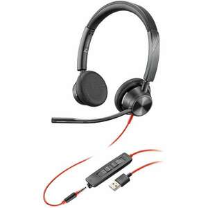 Plantronics Blackwire C3325 USB-C Stereo Headset - Fekete kép
