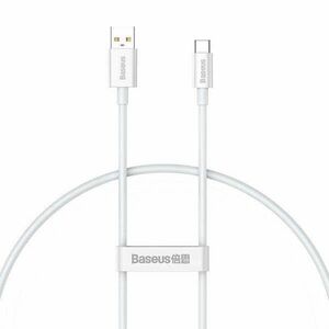 Cable USB do USB-C Baseus Superior 100W 0.25m (white) kép