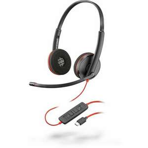Poly Blackwire 3220 USB-C Stereo Headset - Fekete kép