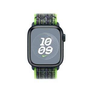Apple Watch 41mm Nike Band: Bright Green/Blue Nike Sport Loop kép