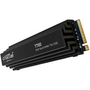 Crucial 2TB T700 PCIe Gen5 NVMe M.2 SSD hűtőbordával kép