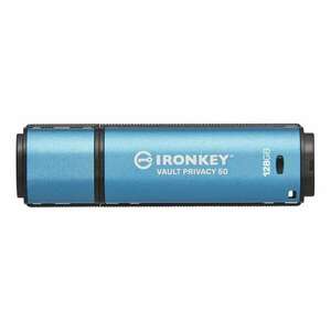Kingston 128GB IronKey Vault Privacy 50 USB Type-C Pendrive - Kék kép