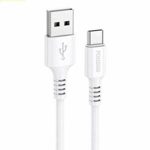 Cable USB to USB C Foneng, x85 3A Quick Charge, 1m (white) kép