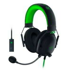 Razer BlackShark V2 Special Edition 7.1 Gaming Headset - Fekete/Zöld kép