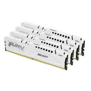 Kingston 64GB / 5600 Fury Beast White (Intel XMP) DDR5 RAM KIT (4... kép