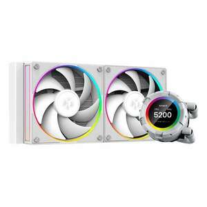 ID-Cooling CPU Water Cooler - Space SL240 WHITE (13.8-30.5dB; max... kép