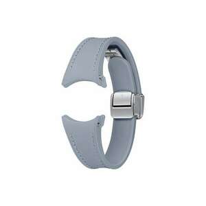Galaxy watch6 40mm d-buckle hybrid eco-leather band (slim, s/m), blue ET-SHR93SLEGEU kép
