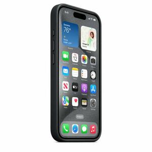 Apple iPhone 15 Pro FineWoven Case w MagSafe - Black kép