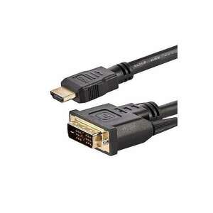 BlackBird BH1302 HDMI apa - DVI 24+1 apa kétirányú, 1 m Fekete kábel kép